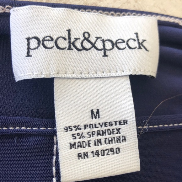 COBALT BLUE/WHITE STITCHING TOP - Picture 4 of 6